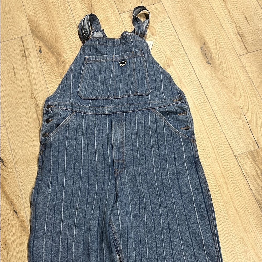 Levi's Denim Overalls with Pinstripes